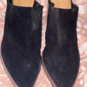 Splendid Dark Suede Ankle Boots